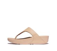 Fitflop Lulu Leather Toepost, Sandali Donna, Beige 2, 42 EU