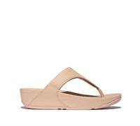 Fitflop Lulu Leather Toepost, Infradito Donna, Beige, 42 EU
