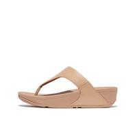 Fitflop Lulu Leather Toepost, Infradito Donna, Classic Beige, 38 EU