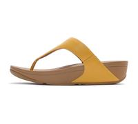 Fitflop Lulu Leather Toepost, Sandali Donna, Curcuma, 40 EU