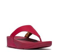 Fitflop Lulu Leather Toepost, Sandali Donna, Redberry, 43 EU