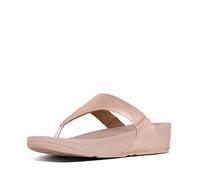 Fitflop Lulu Leather Toepost, Sandali Donna, Rose Gold, 38 EU