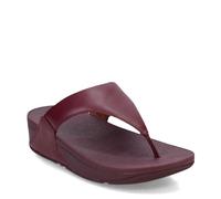 Fitflop Lulu Leather Toepost, Sandali Donna, Rosso, 39 EU