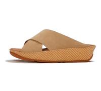Fitflop Lulu Lux Graphic-Weave Suede - Sandali Cappuccino Donna, Cappuccino, 37 EU