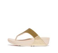 Fitflop Lulu Opul Toe-Post Sandals, Sandali Donna, Platino, 39 EU