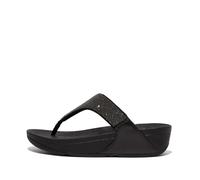 Fitflop Lulu Opul Toe-Post Sandals, Sandali Donna, Tutto Nero, 36 EU