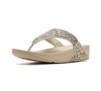 Fitflop LULU - Sandali da donna multicolore con glitter, platino/argento, 36, Platino Argento, 36 EU