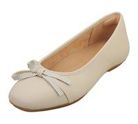 FitFlop Mary Jane Ballerina Beige Donna Scarpe Eleganti - 42 EU