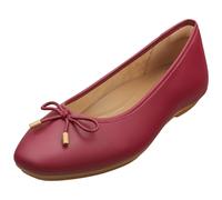 FitFlop Mary Jane Ballerina Donna Rosso Rubino - 38.5 EU