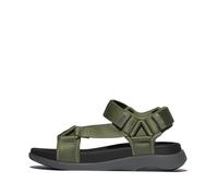 Fitflop F-Mode Go Mens Adj. Webbing Back-Strap Sandals, Sandali Uomo, Verde Safari, 44.5 EU