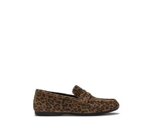 FitFlop Mocassini leopardati in pelle scamosciata FitFlop Delicato eu38 Marrone