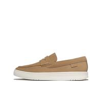 Fitflop Rally Mens Suede Penny Loafers, Mocassino Uomo, Cammello, 41 EU