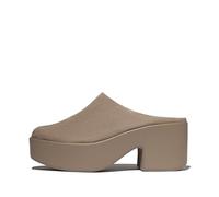 Fitflop Mules da Donna con Tacco in camoscio Platfforms, Tortora, 36 EU