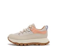 Fitflop Neo-d-hyker Scarpe da Ginnastica da Passeggio in Tela/Pelle, Escursionismo Donna, Clay Grey, 43 EU
