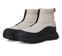 Fitflop Neo-d-hyker-Stivali da Esterno Imbottiti con Cerniera Frontale, Donna, Clay Grey Black, 37 EU