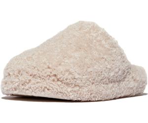 FitFlop Pantofole da donna Iqushion Mulo avvolto-Teddy IB3 EUR 36 Bianco