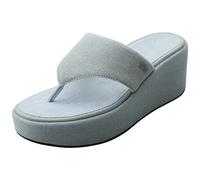 FitFlop PLATFFORM Wedge Sandals Donna Light Denim - 38 EU