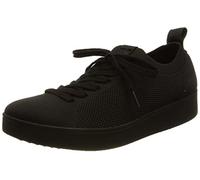 Fitflop Rally E01 Multi-Knit Trainers, Scarpe da Ginnastica Donna, Nero, 36.5 EU