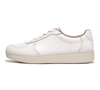 Fitflop Rally Leather Nuovo Dispositivo, Scarpe da Ginnastica Donna, Bianco Urbano, 37 EU