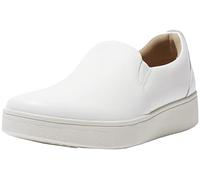 Fitflop Rally Leather Slip On Skate Sneakers, Scarpe da Ginnastica Donna, Urban White, 41 EU