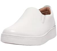 Fitflop Rally Leather Slip On Skate Sneakers, Scarpe da Ginnastica Donna, Urban White, 56 EU