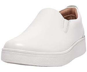 Fitflop Rally Leather Slip On Skate Sneakers, Scarpe da Ginnastica Donna, Urban White, 56 EU