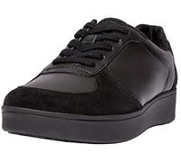 Fitflop Rally Leather/Suede Panel Sneakers, Scarpe da ginnastica Donna, All Black (FQ1-090), 38.5 EU