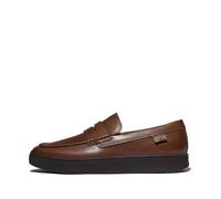 Fitflop Rally Mens Leather Penny Loafers, Mocassino Uomo, Cioccolato, 43 EU