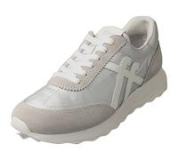 FitFlop Retro-Q FF: Scarpe da Ginnastica Moda Donna Argento Bianco - 37 EU