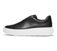 FitFlop Rtg - Sneaker da donna in pelle, Nero , 38 EU