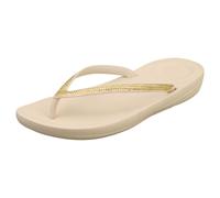 Fitflop Iqushion Sparkle, Infradito Donna, Beige Pietra, 38 EU