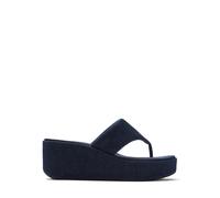 FitFlop Sandali con zeppa in denim con plateau FitFlop eu41 blu