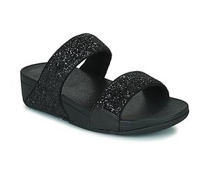 FitFlop Sandali con zeppa Lulu Slide - Glitter in Nero 40