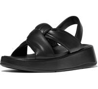 FitFlop Sandali da donna F-Mode Knot Soft-Leather Flatform B/Strap Sandals IX9 EUR 37 Nero