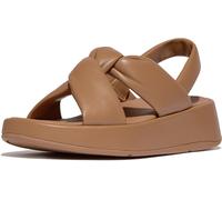 FitFlop Sandali da donna F-Mode Knot Soft-Leather Flatform B/Strap Sandals IX9 EUR 39 Marrone