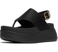 FitFlop Sandali da donna F-Mode Stack in pelle con cinturino posteriore e puntale E2G EUR 41 Nero