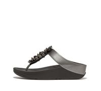 Fitflop Fino Sandali con Punta a Sfera, Donna, Peltro Nero, 42 EU