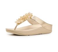 Fitflop Sandali da donna FINO Bead-Cluster, platino, numero 40, platino, 41 EU