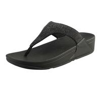 Fitflop Sandali da donna Lulu con zeppa, tutti neri, 40