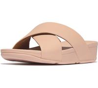 FitFlop Sandali da donna Lulu Cross Slide Sandali in pelle K04 EUR 42 Beige