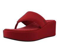 Fitflop Sandali da donna PLATFFORMS con zeppa, bacca bruciata, taglia 40, Bacche bruciate, 7 UK Narrow