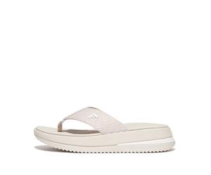 Fitflop Sandali da donna Surff bicolore con fettuccia, Beige Parigi, 40 EU