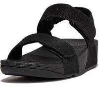 FitFlop Sandali donna Lulu Adjustable Shimmerlux Back-Strap Sandals GA2 EUR 40 Nero