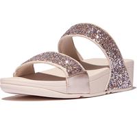Fitflop Women's Lulu Multi-Tonal Glitter Slides Sandal, rosa, 40 EU