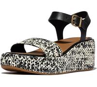 Fitflop Sandali in Pelle Intrecciata Nera