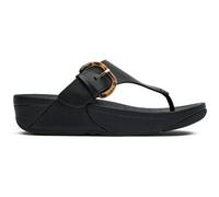 FitFlop Sandali Lulu Resin Buckle Leather Toe-Post Sandali in Nero 38