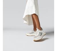FitFlop Scarpe da donnars F-Mode Suede/Knit Flatform Slip-ON Laced IV1 EUR 37 Bianco