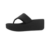 Fitflop, ,Shoes ,Donna ,Nero ,39 EU Platfforms Sandalo Infradito con Zeppa