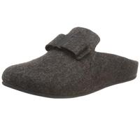 Fitflop Shuv Cushy - Pantofole da donna in feltro, Tutto nero, 43 EU