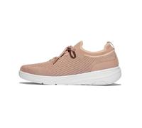 Fitflop Super-q Knit Slip-on Laced Sneakers, Scarpe da Ginnastica Donna, Beige, 40 EU